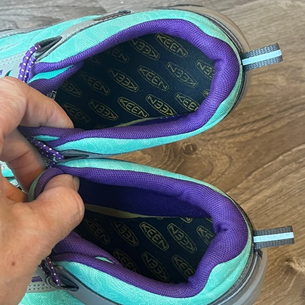 Keen Targhee Sport Vent Blue Hiking Shoes Womens 7 Youth 6‎ UK 5 EU 38